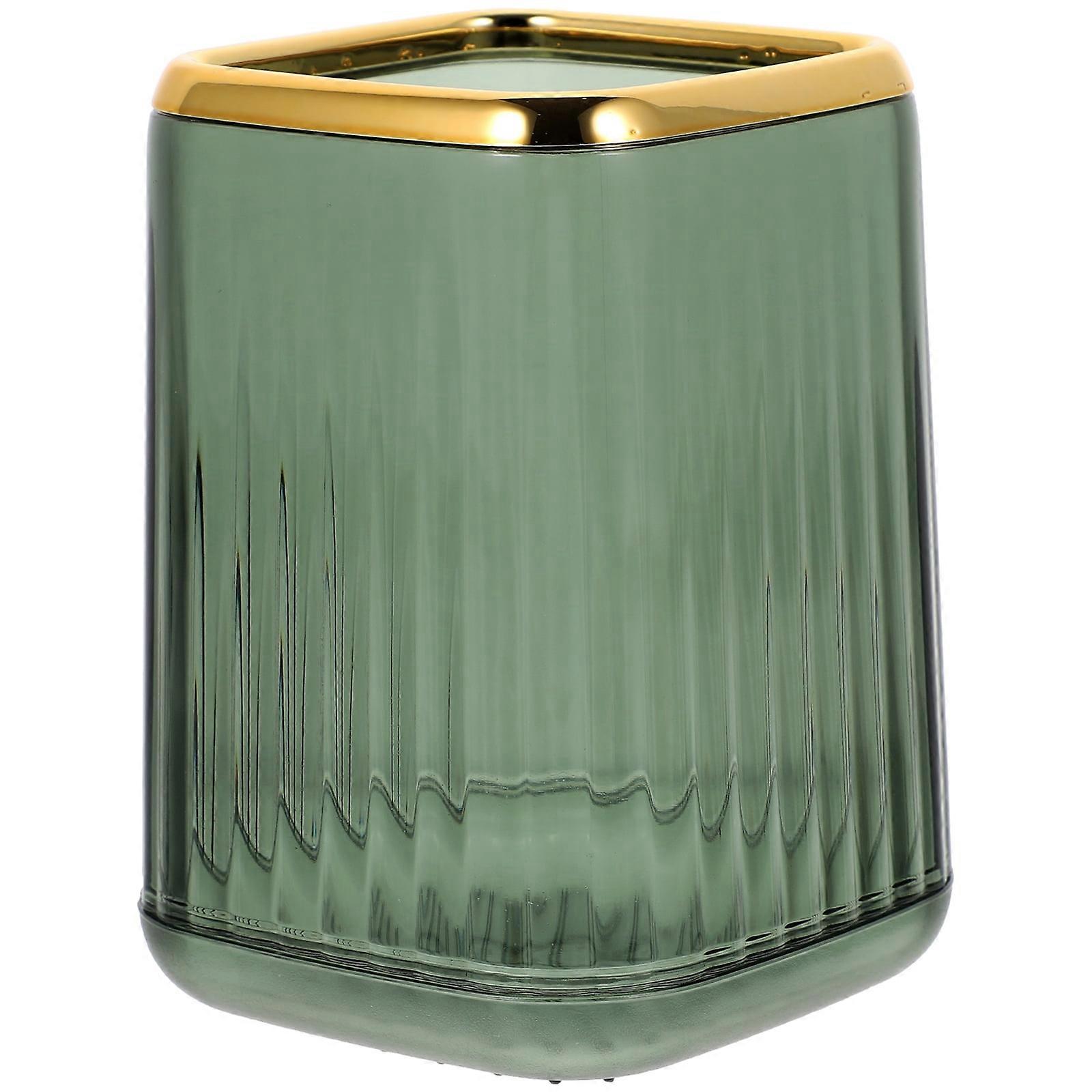 Guangmc Clear Plastic Makeup Brush Holder Storage Container