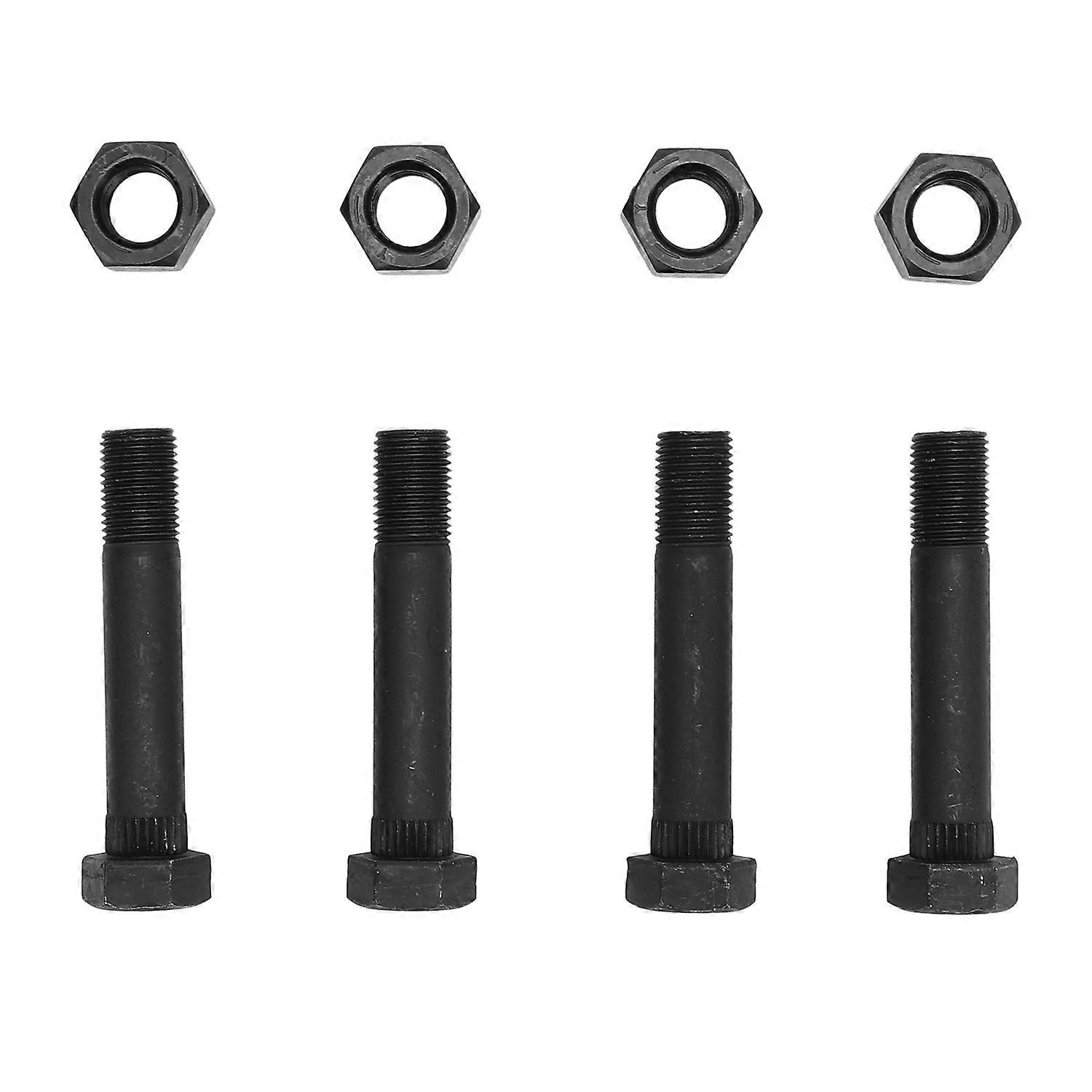 9/16in - 18 X 3in Trailer Leaf Spring Shackle Bolts with Lock Nuts for 1-3/4in Wide Leaf Spring and 