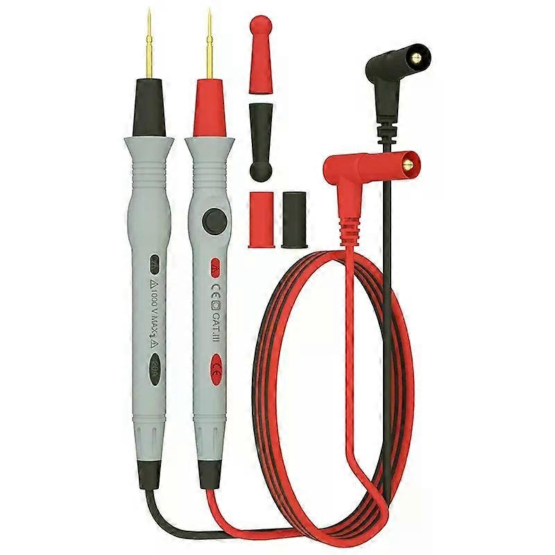 B&R B20A 1000V 20A Universal Multimeter Voltmeter Ammeter Test Lead Probe Wire Pen Cable With Power Button Switch Start