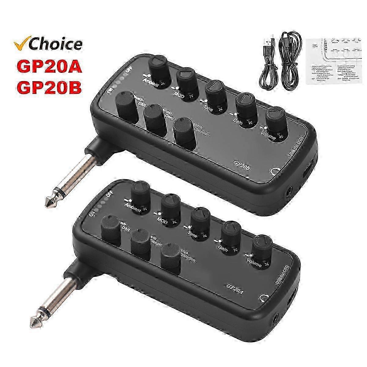 Portable Headphone Amplifier with Amplifier Effects: Plug-and-Play Musical Instrument Accessory