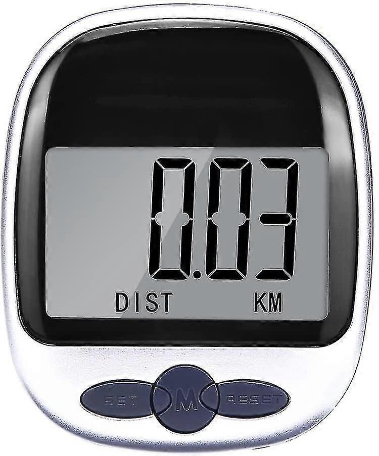 Pocket Pedometer Step Counter Walking Distance Calorie Counter With Large Lcd