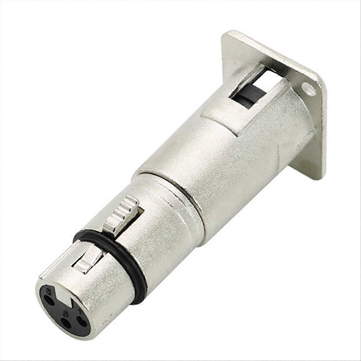 Three-Core D-Type Metal Socket for Audio Connection Converter XLR Mounting Base