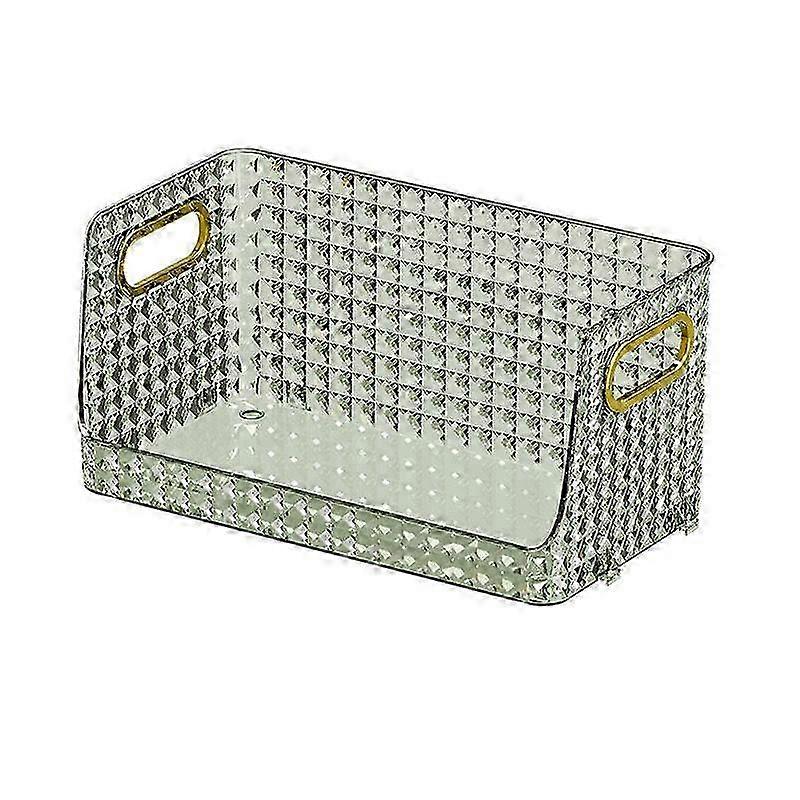 Multifunctional Organiser For Kitchen Fridge Room Pantry Stacking Open Storage Box Green