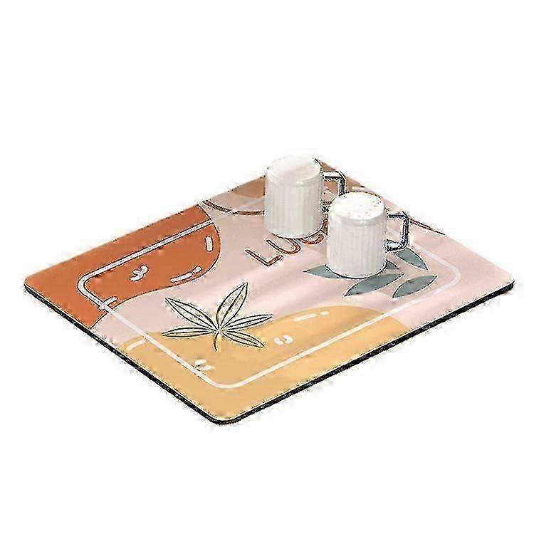40*50cm Super Absorbent Diatomite Dish Drying Mat Tableware Draining Pad