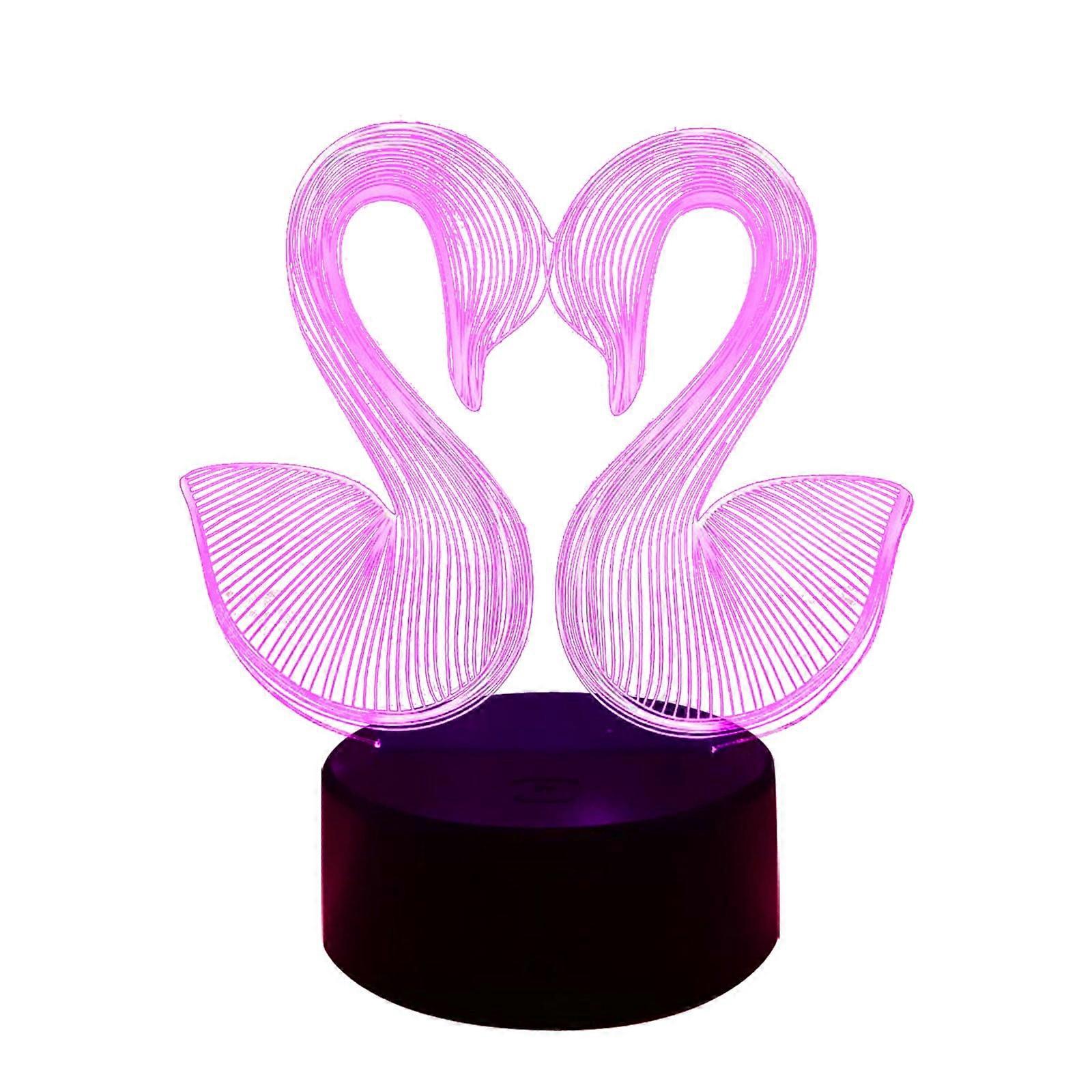 PAVEOS Valentine's day visual small table lamp in Clearance Night Lights for Home Use D