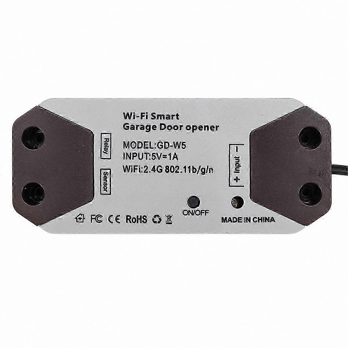 Smart WiFi Garage Door Opener Controller with Remote Access Functionality