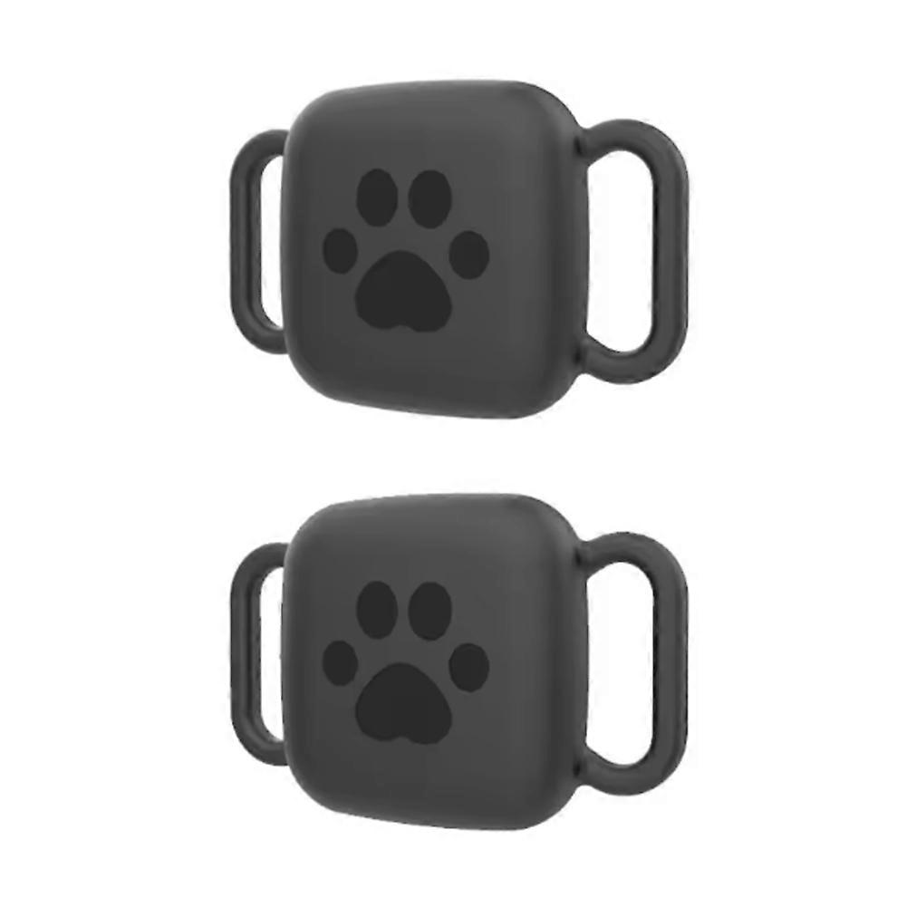2PCS Silicone Case for Tile Mate 2022 2024 Tracker for Dog/Cat Collar Holder Waterproof Dust Cover for Tile Tracker
