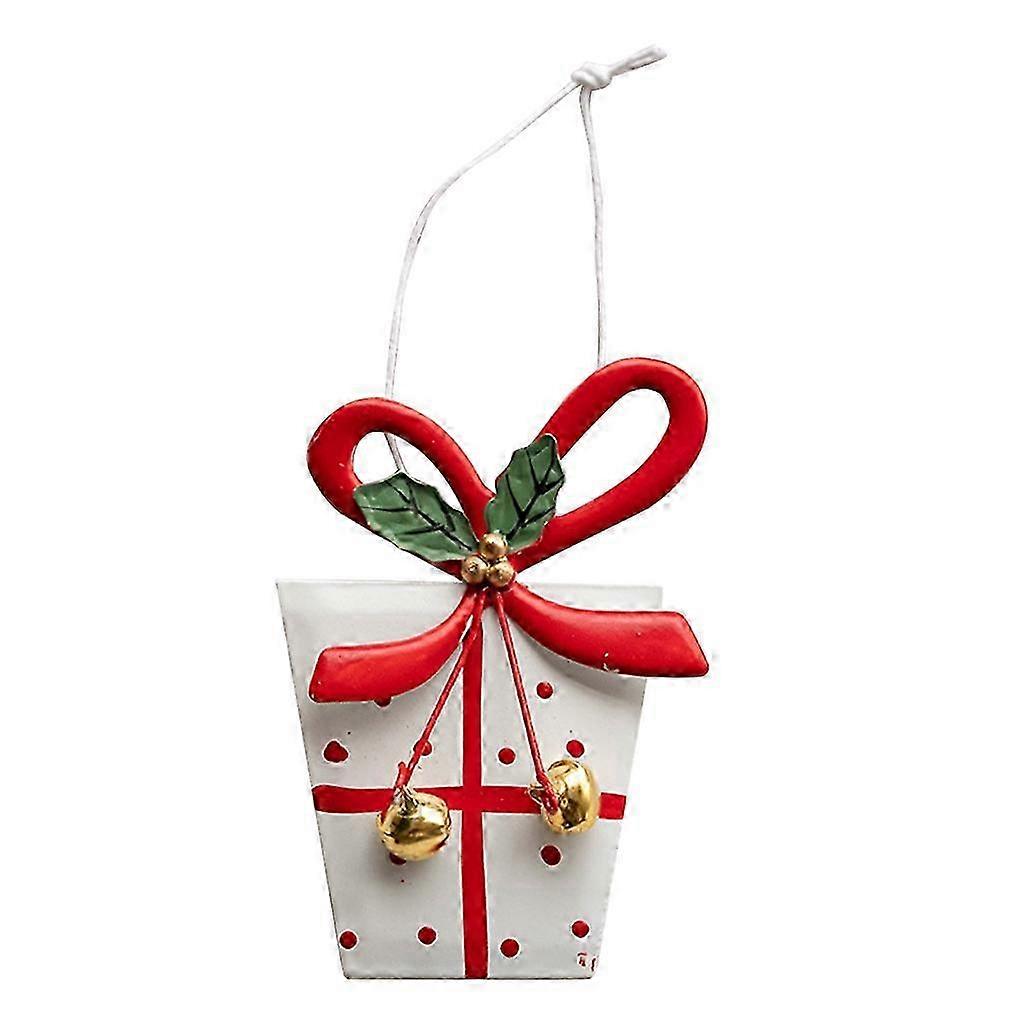 Christmas Scene Layout for Tree Pentagram with Snowflake Gift Box