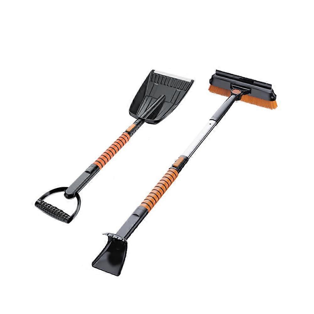Car Snow Shovel and Ice Scraper Brush with Adjustable Pivoting Head for 20212024