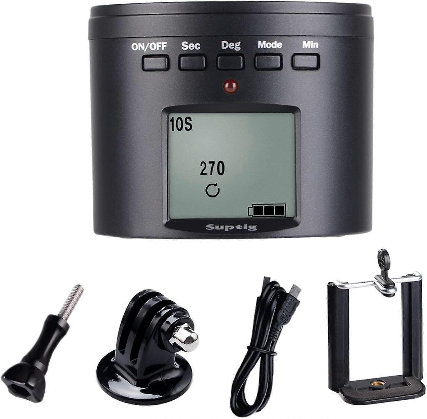 Tripod Mount Camera Tripod Mount Electric 360 Degree Tripod Head Compatible for Phone, Gopro, DJI osmo, Insta