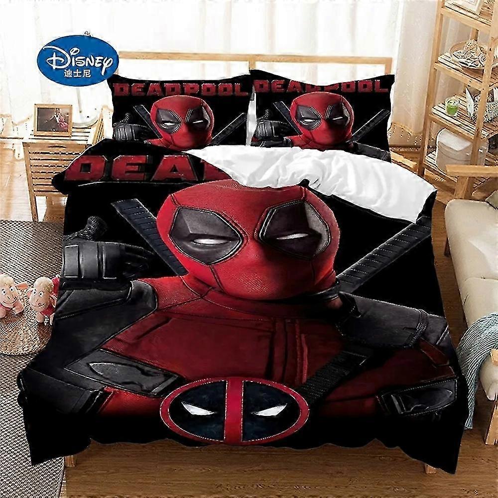 Deadpool 3d Bedding Set Pillowcase 140x200