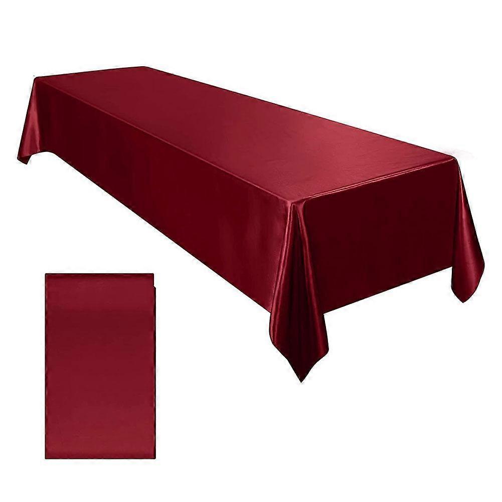 4PCS Solid Color Tablecloth Set Modern Home Decor Durable Easy Match Multiple Colors