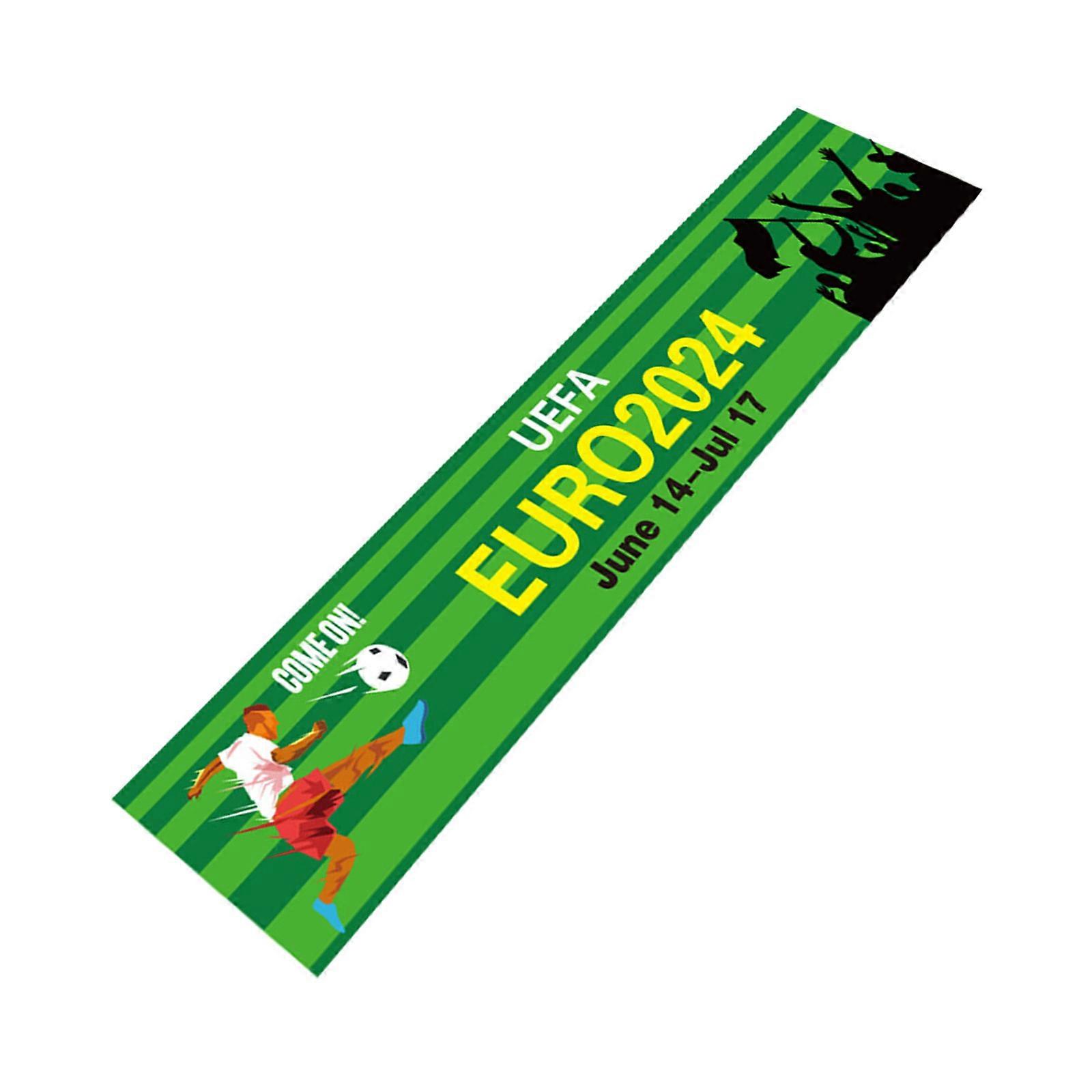 Drapeau mural de football personnalisable - Décorations de fête sur le thème du sport - Drapeau mural de football unique pour les passionnés de football - Multicolore