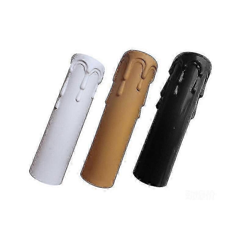 قطرات شمعة مزخرفة لأضواء الحائط - 10 قطع 30 مم × 100 مم