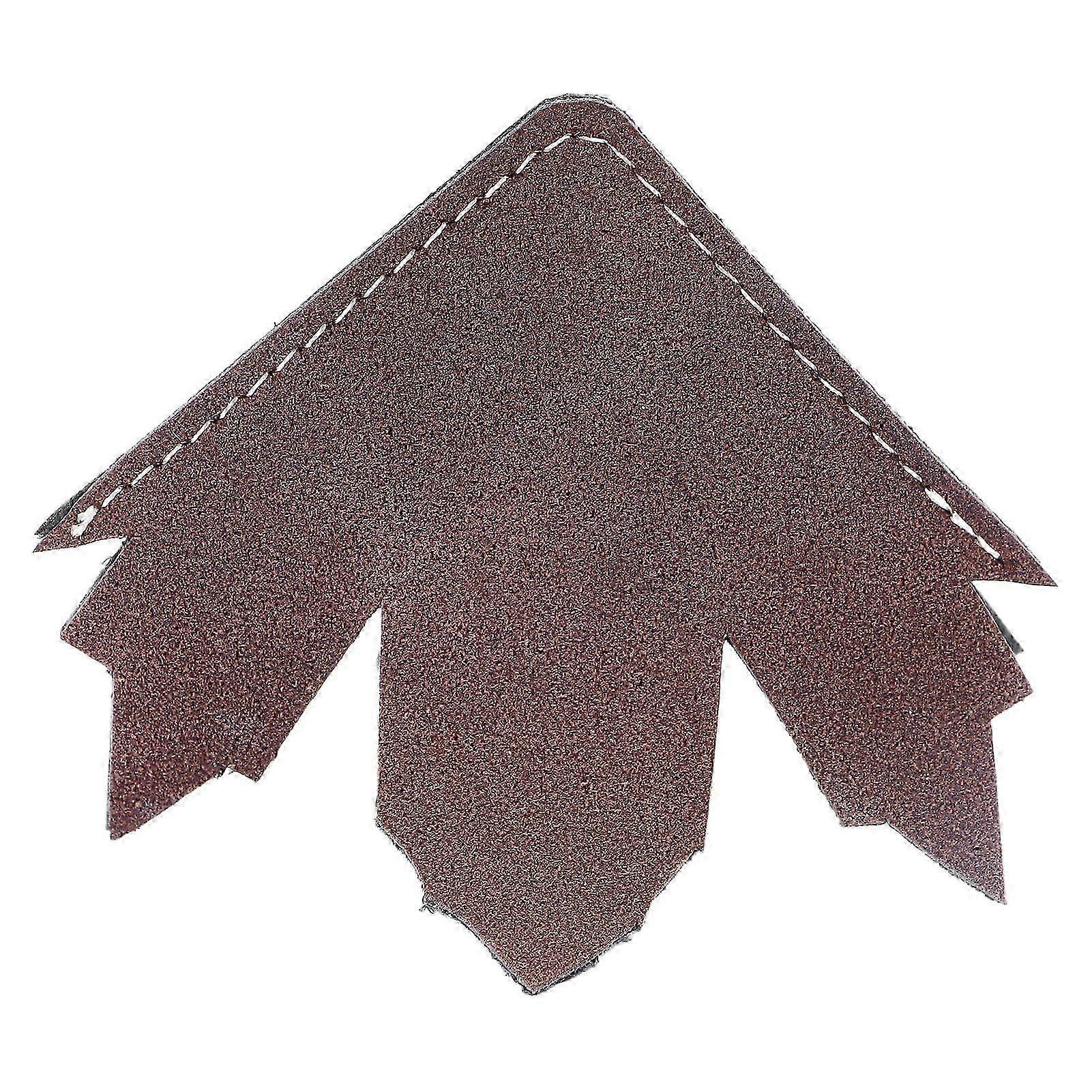 Leather Corner Bookmark with Maple Leaf - Unique Book Lover Gift