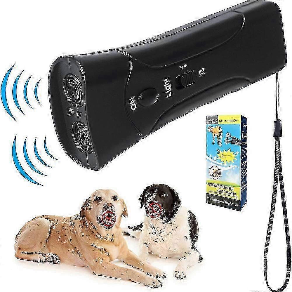 Anti Barking Device - Bark Begone - Ultrasonic Dog Barking Deterrent 3 In 1 Bark Control Tool, Pet Training Device, Handheld Trainer, Stop Barking