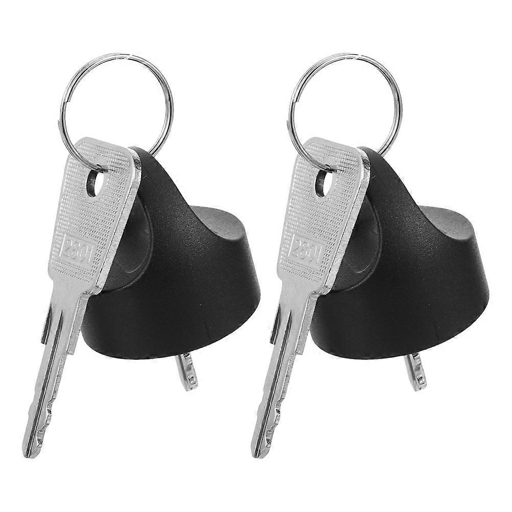 Mobility Scooter Keys 2 Sets Portable Keys For Mobility Assistance Daily Use Reliable Replacement Key Features