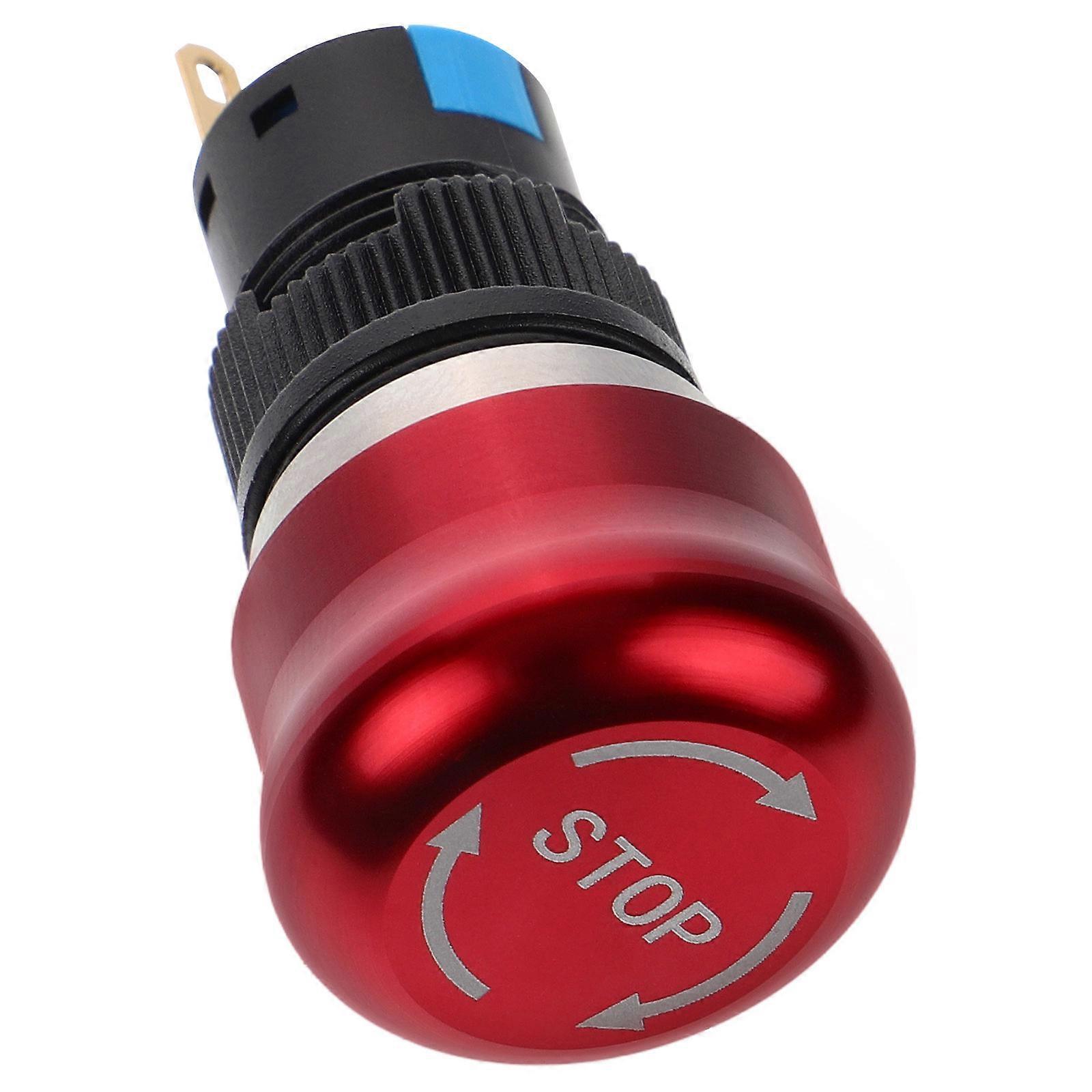 Emergency Stop Button Metal Replacement Stop Switch for Equipment Safety