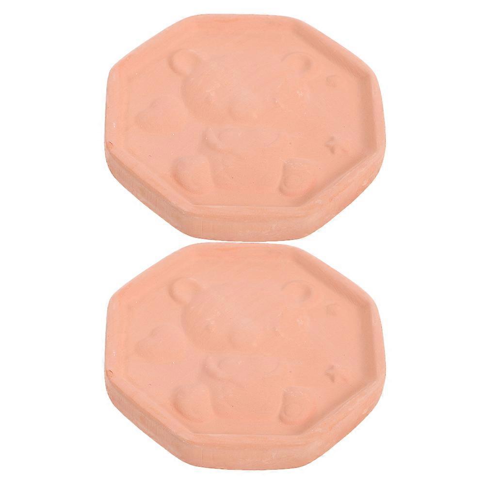 Reusable Kitchen Brown Sugar Softener Terracotta Disc Keeper 6Pcs