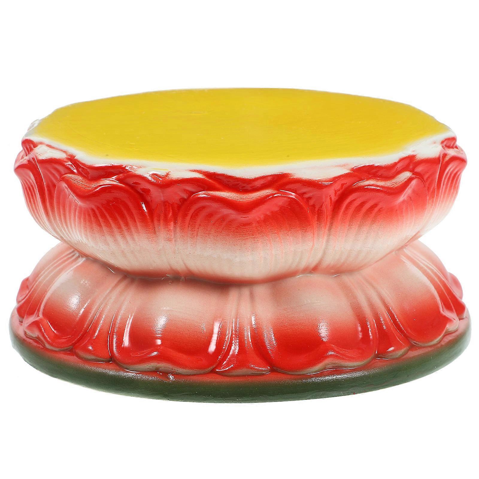 Ceramic Avalokitesvara Statue Base for Display Buddha Stand Assorted Color