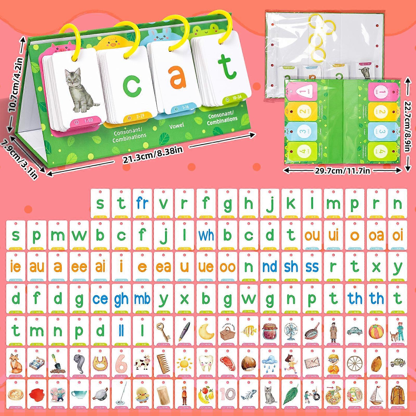 129 Visual Word Educational Cards Graphic Early Education Enlightenment Word Cognition Parent Child Interactive Fun Useful