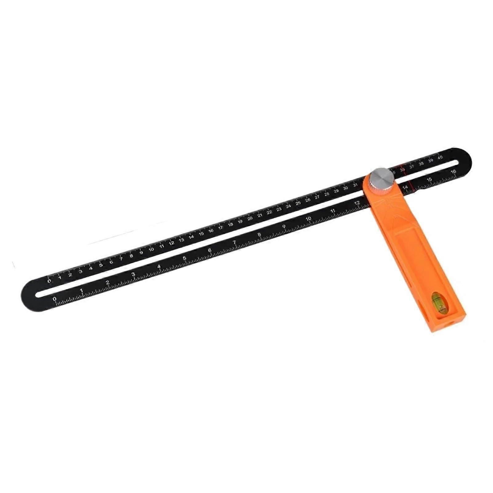 Sliding TBevel Gauge Protractor for Woodworking with Adjustable Sliding Mechanism Long Ruler