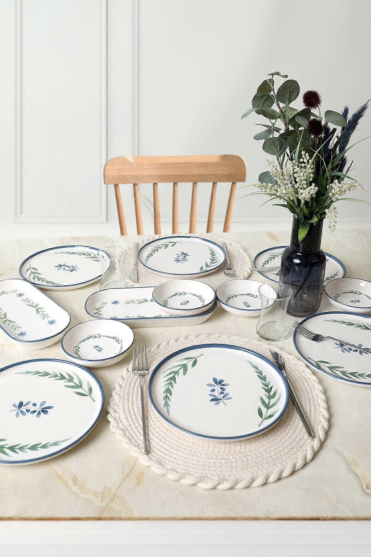 Keramika Dinnerware Set - Daphne - 12 pieces - 6 persons - Stoneware