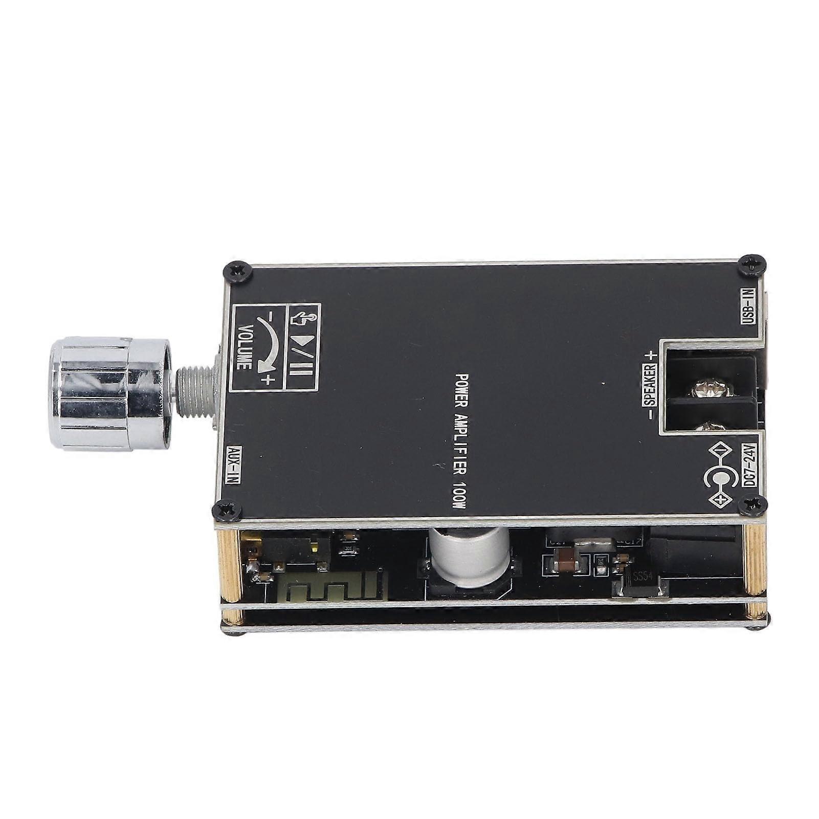 100W Bluetooth Audio Amplifier Module with TWS Stereo, AUX USB Inputs and Wide Speaker Compatibility