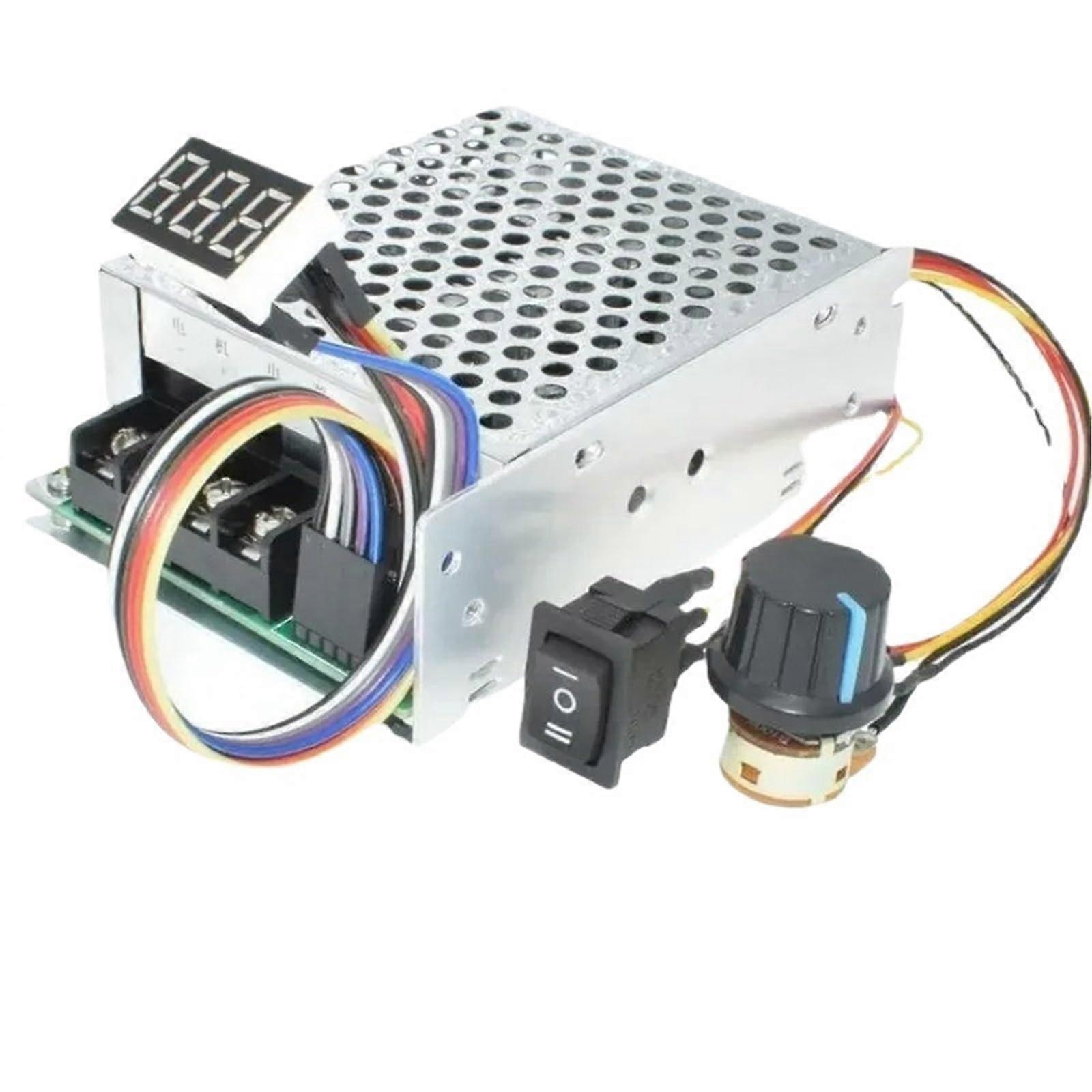Motor Speed Controller With Digital Display 0100% PWM 1050V, 40A Continuous / 60A Peak, 12/24/48V, 2000W Max, Reversible