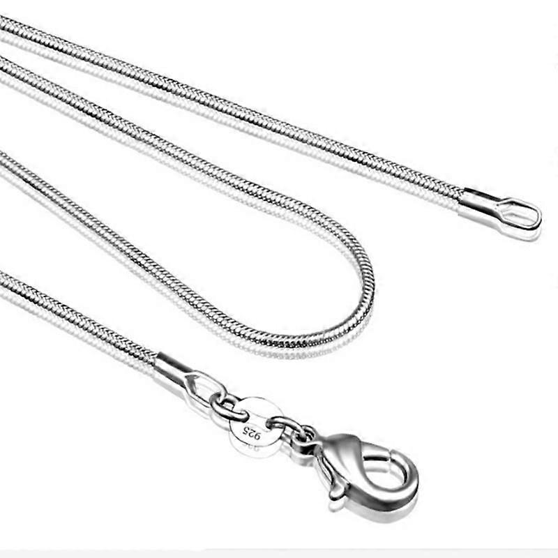 Round Snake Chain Silver Plated Long Chains