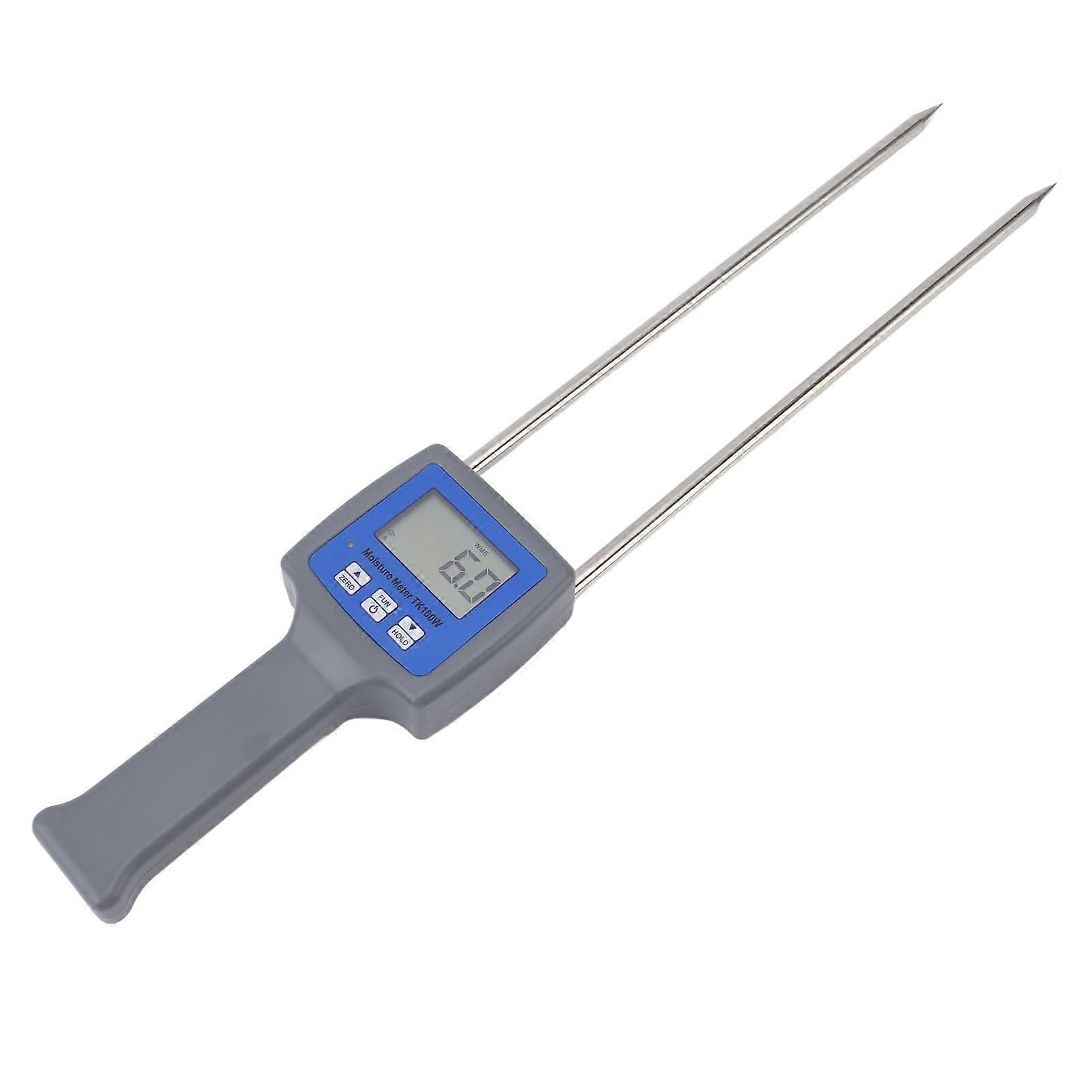 Wood Moisture Meter with Probe LCD Display Accurate Detection for Firewood and Woodworking