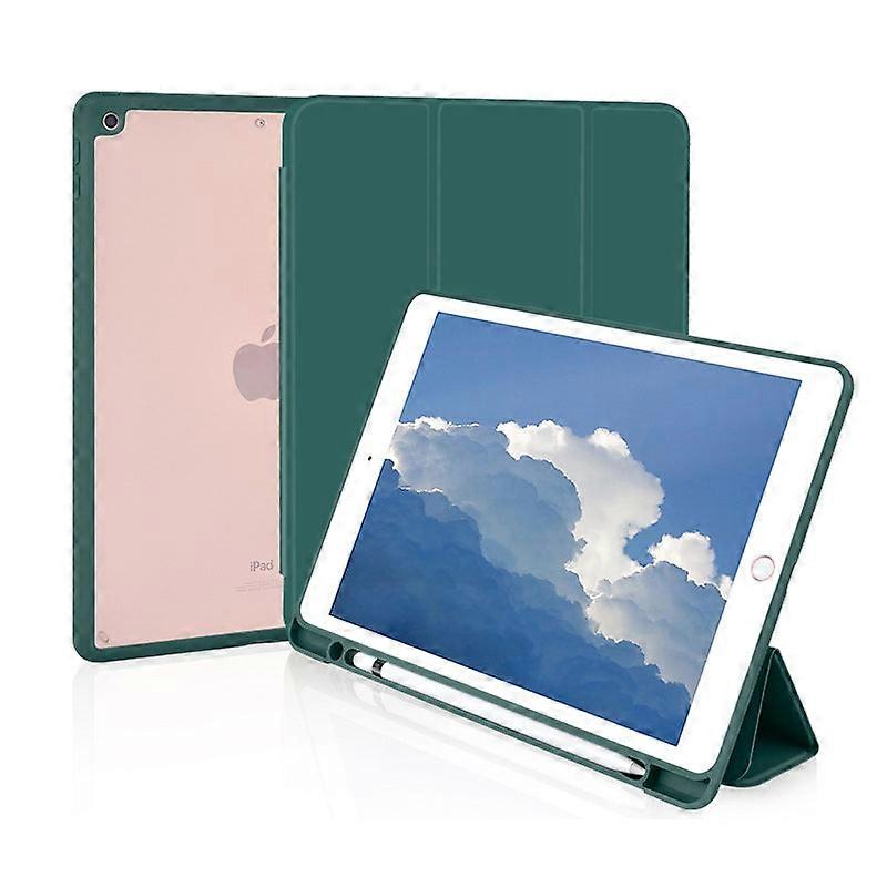 Stylish Case For Ipad Air6 2024 Edition 11" Dark Green Transparent Full