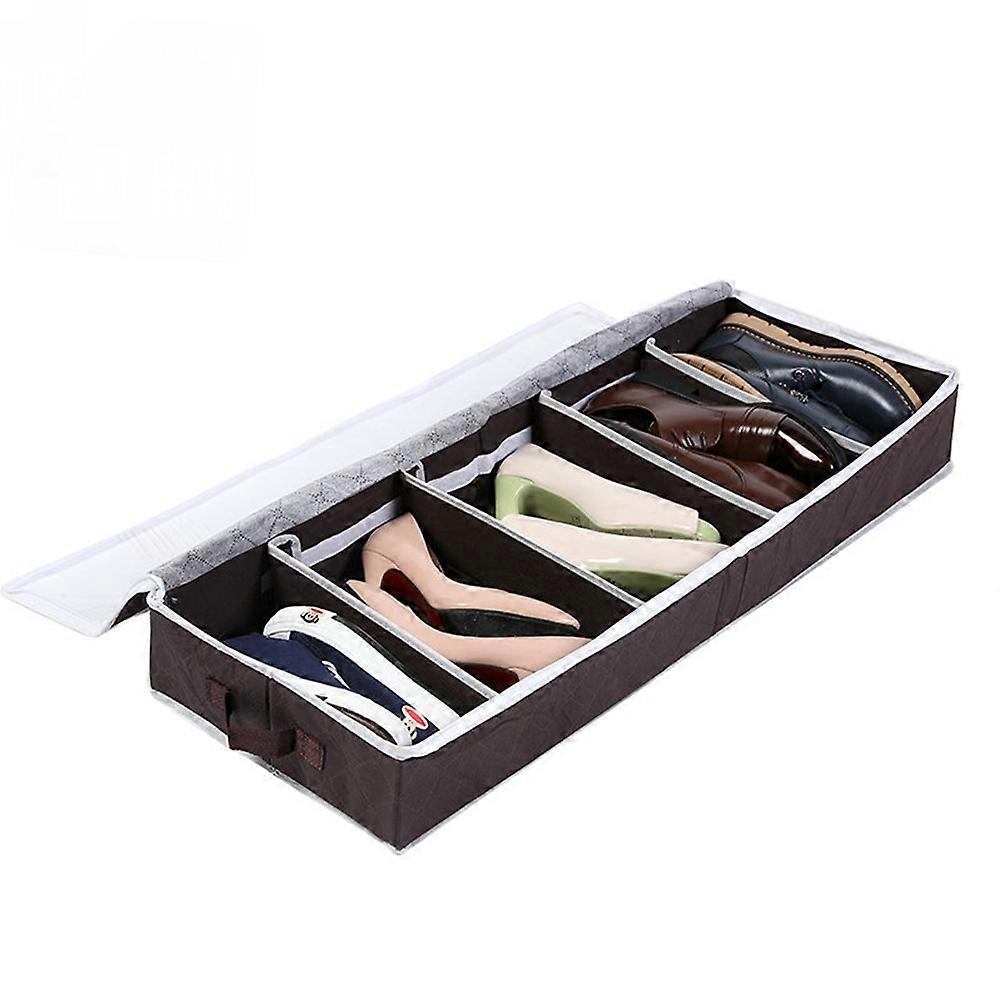Wardrobe Shoe Organiser Non-woven Fabric Use Rectangular 1Set