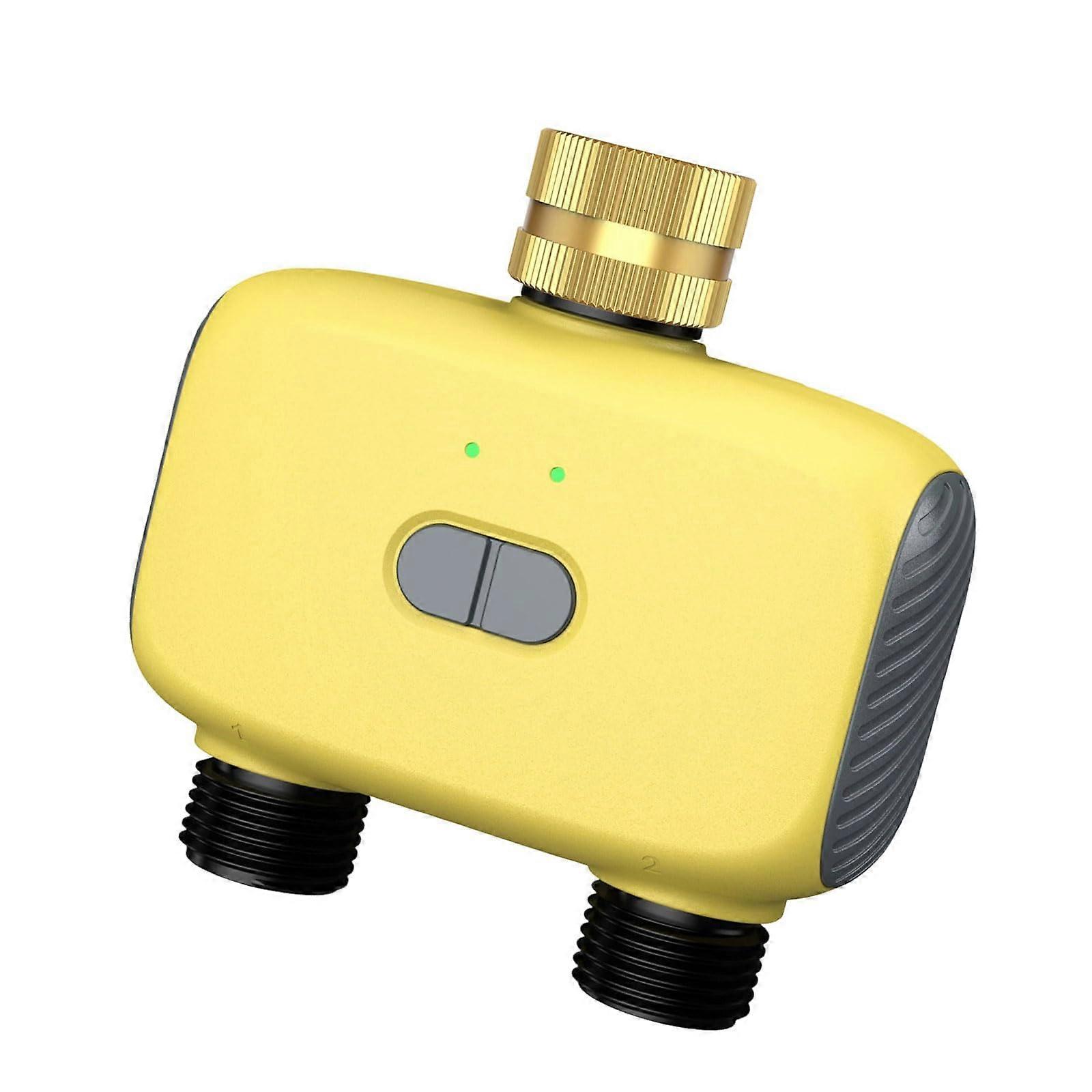 Garden Water Timer with Smart App Control, Dual Outlet, Rain Delay, WeatherResistant Irrigation