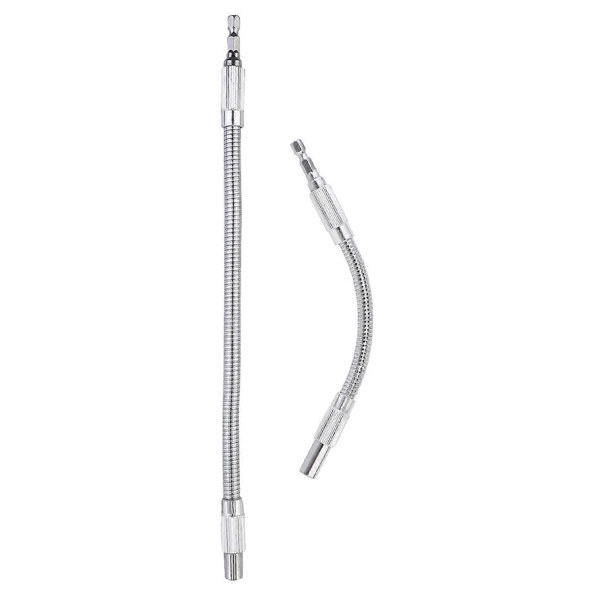 Flexible Connection Drill Bit Extensions Metal Narrow 2Pcs
