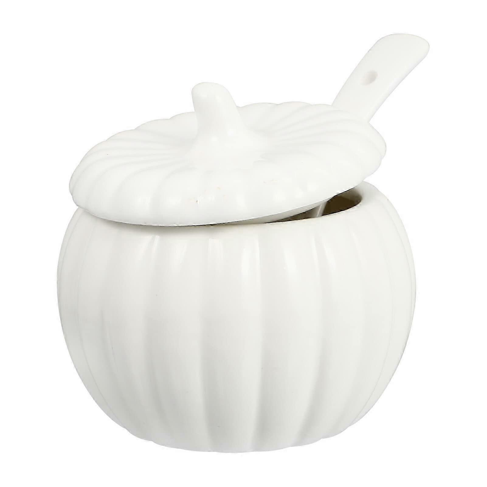 Ceramic Pumpkin Shaped Soup Bowl for Serving and Storage 26-27s