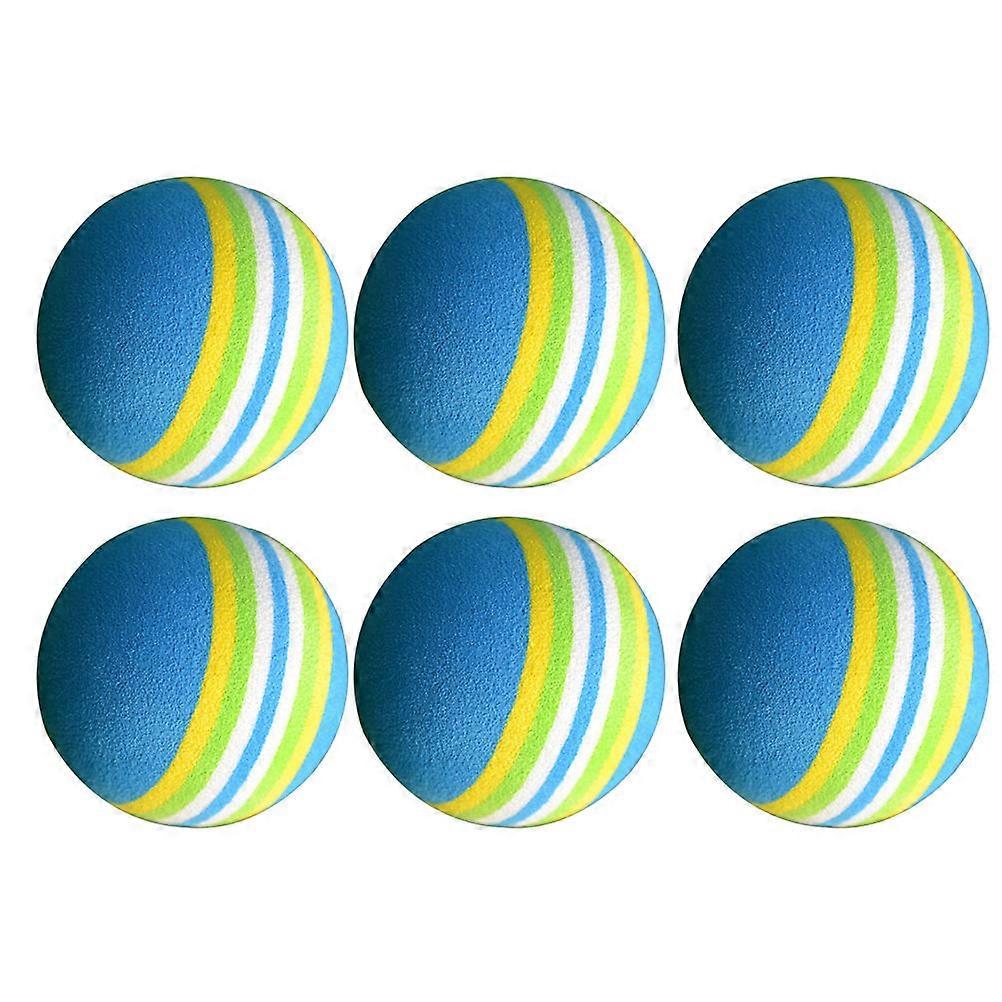 Sponge Ball Training Ball for Golf Practice 20Pcs with Rainbow Color