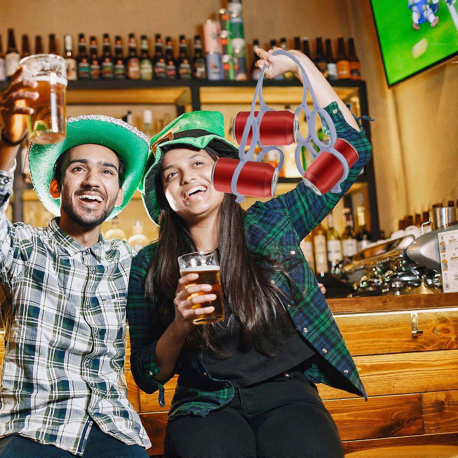 Rectangular Beverage Storage Holder For Friends Who Love Parties In Grey 1Pcs