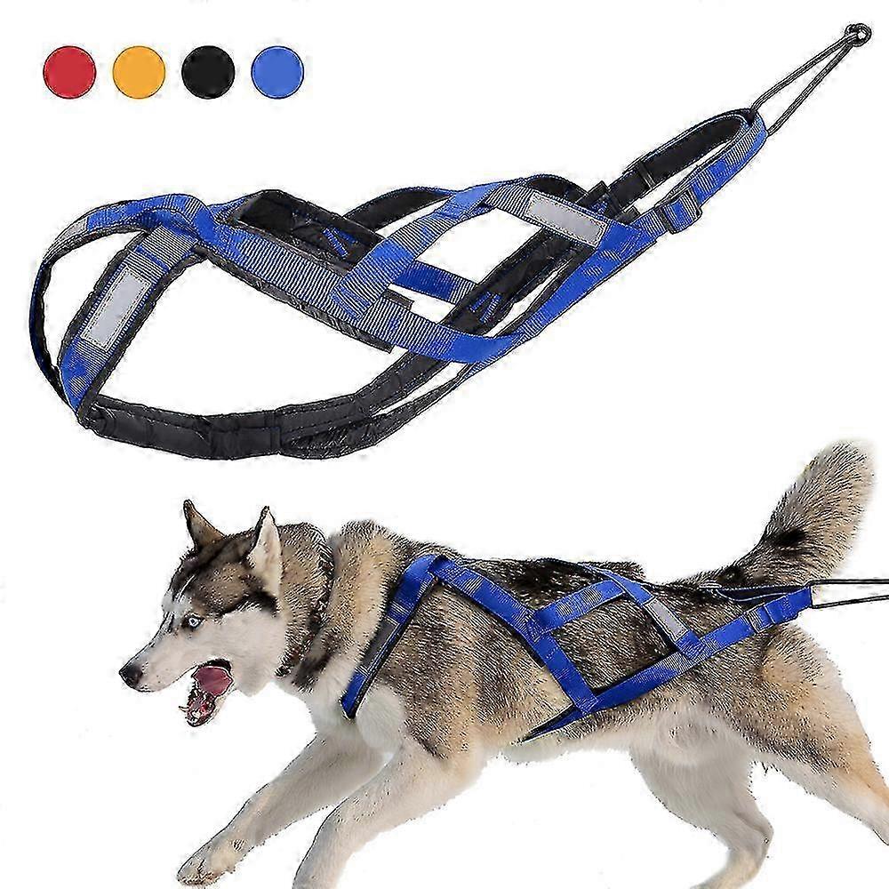 2026 Dog Sledding Weight Pulling Harness Reflective for Pets Training