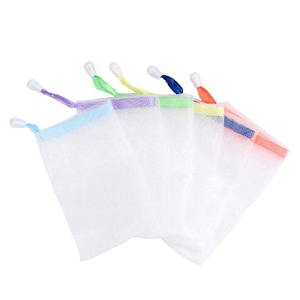 Soap Saver Bag 2 Pack Mesh Soap Pouch with Drawstring for Rich Foam and QuickDry Shower Use