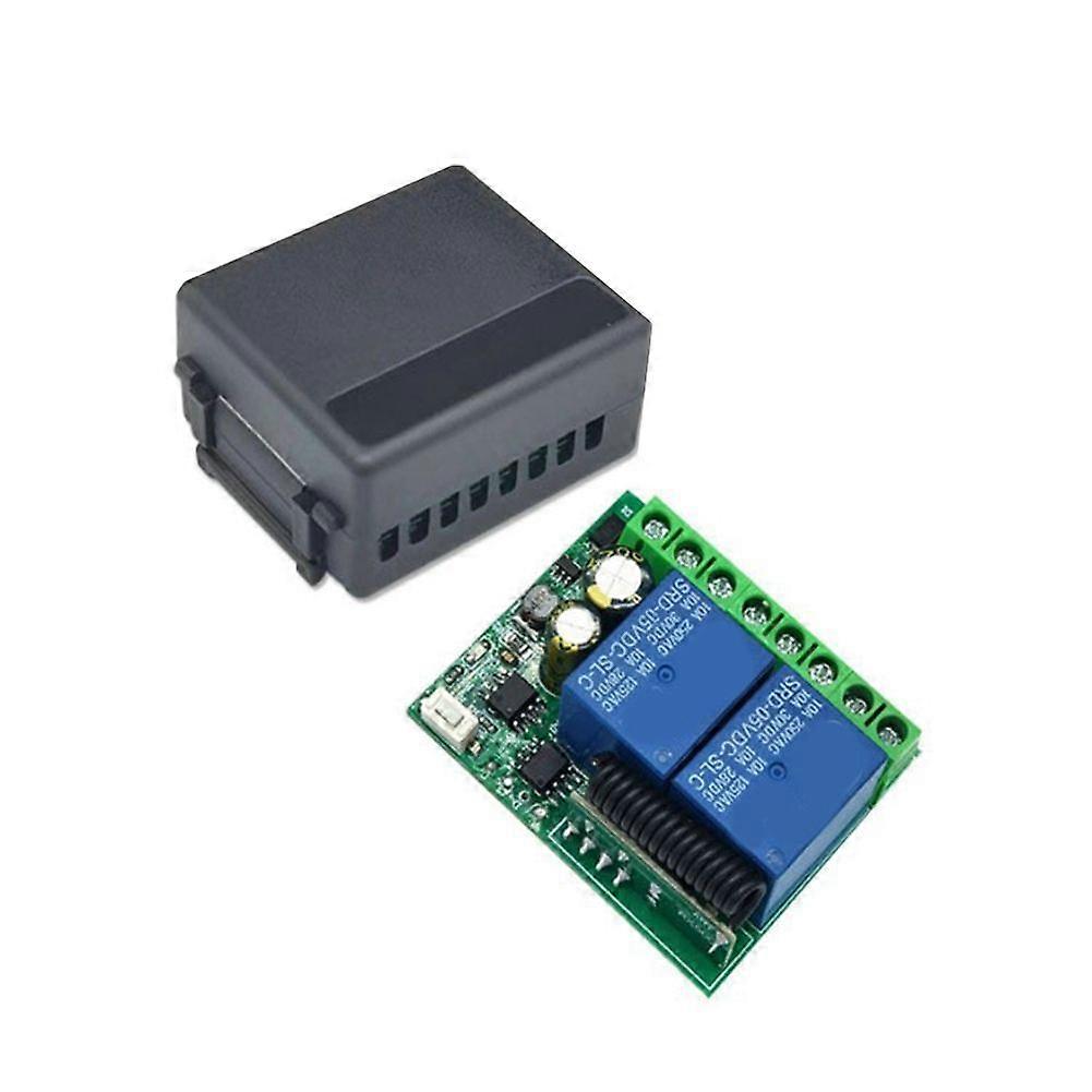 5V 12V 24V 2 Channel Motor Control Switch Forward Reverse Telescopic Rod Wireless Remote Control Switch 433M