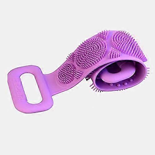 Back Scrubber Silicone Exfoliating Bath Towel for Shower with Massage Texture and Full Body Coverage