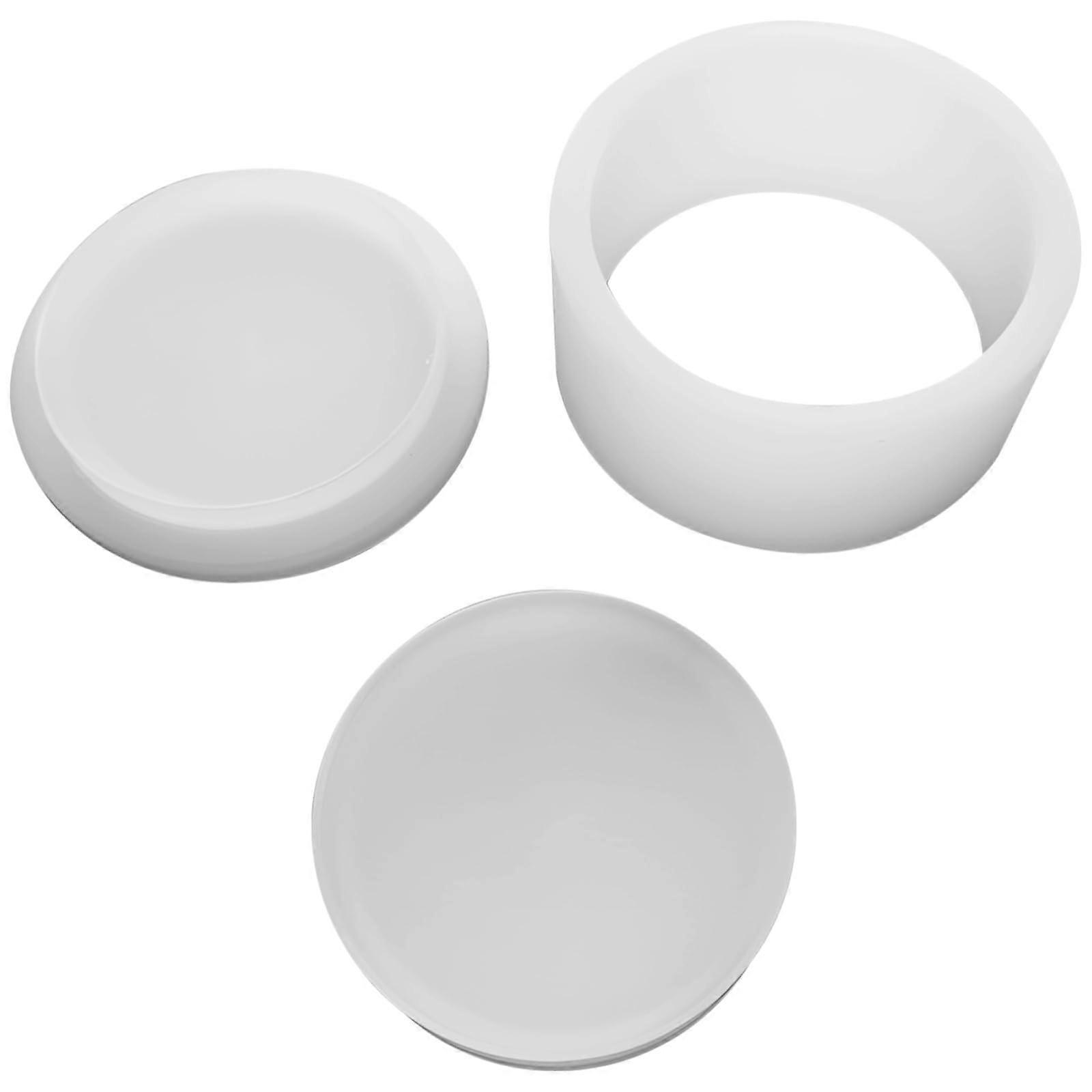 Bath Bomb Mold Set 2.5 Inch Round Plastic Soap Making Mold Detachable Design for DIY Crafting