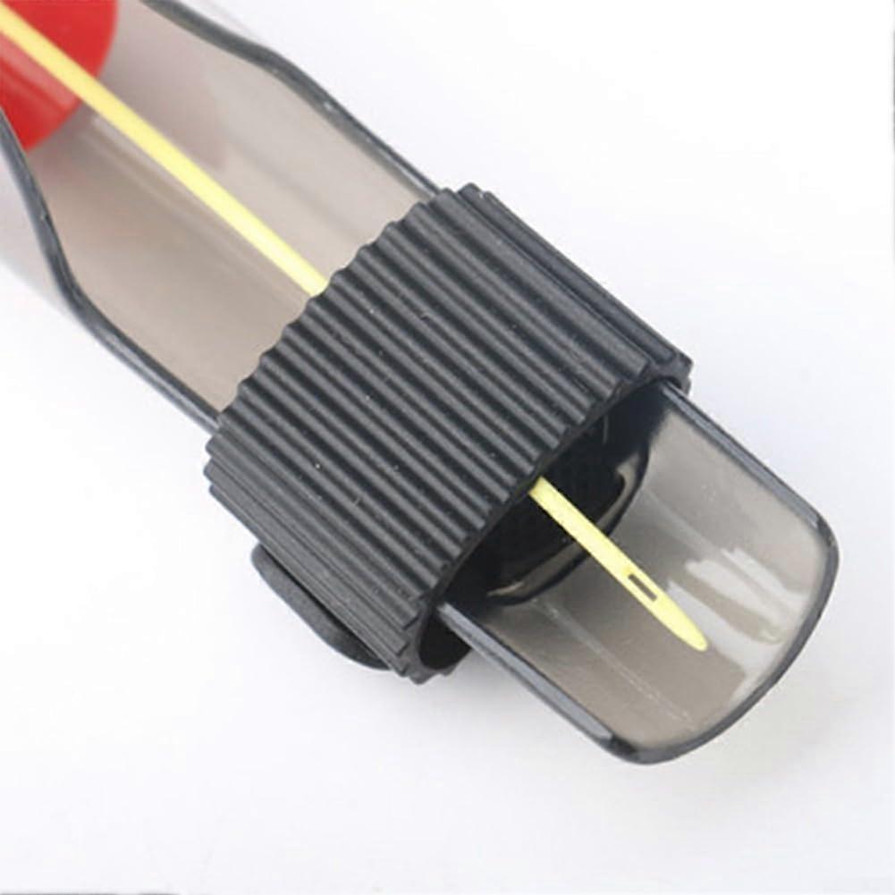 Transparent Fishing Rod Tip Protector with Secure Strap Lock Durable Lightweight Cover 4 Pack