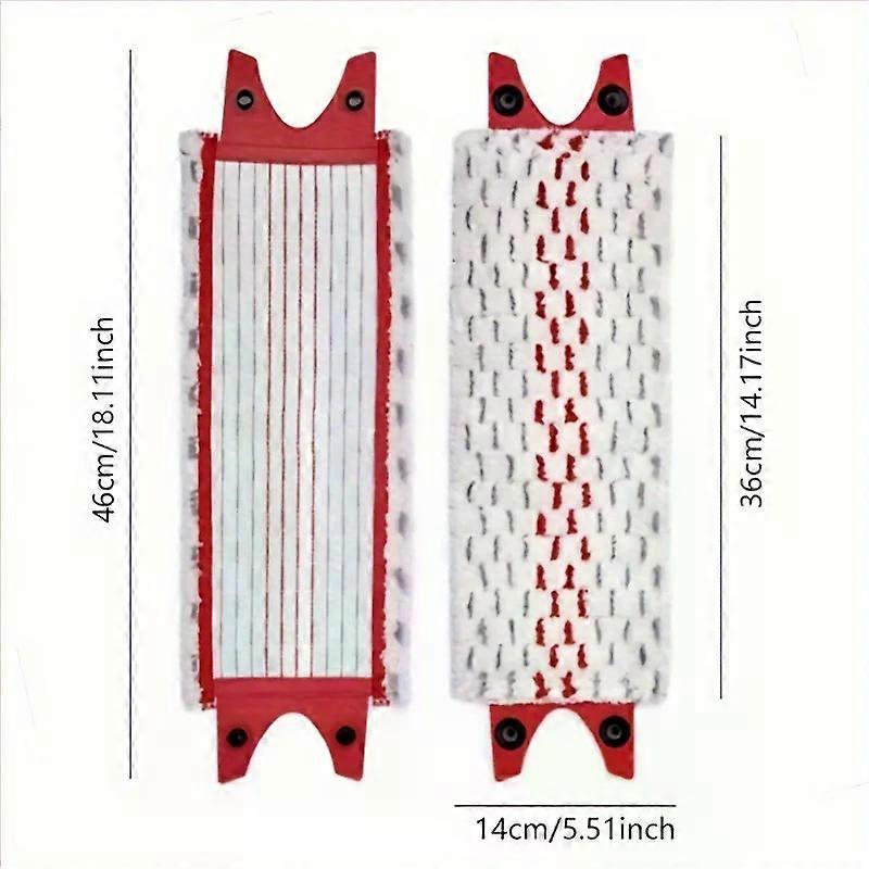 Microfiber Washable Mops Refills for Mop Head, Reusable Pads Replacement Head Compatible with, Adaptation Vileda UltraMax