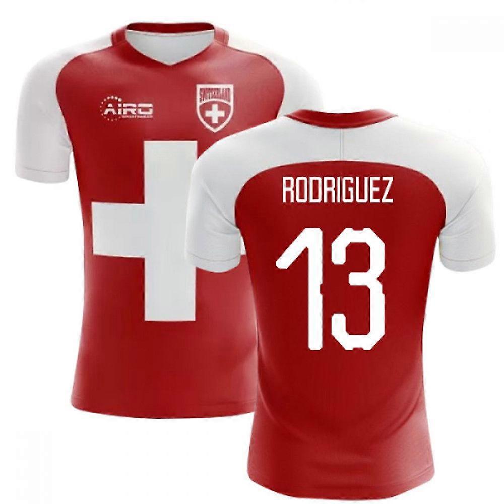 2025-2026 Switzerland Flag Concept Football Shirt (Rodriguez 13)