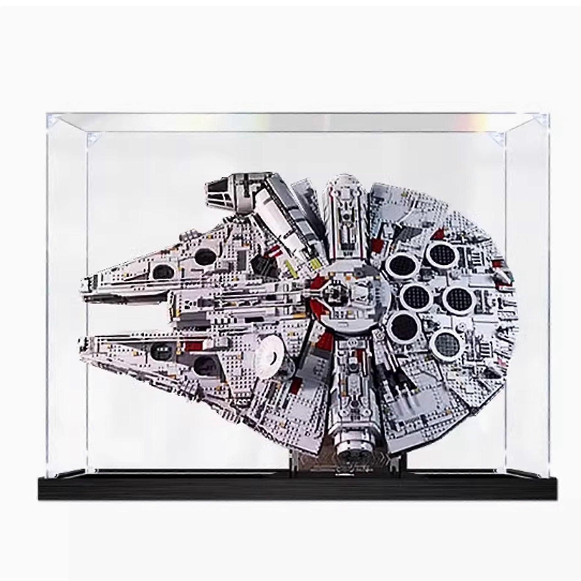 Clear Acrylic Display Case for  75192 Millennium Falcon, Dustproof Protective Box with Durable Structure (3mm)