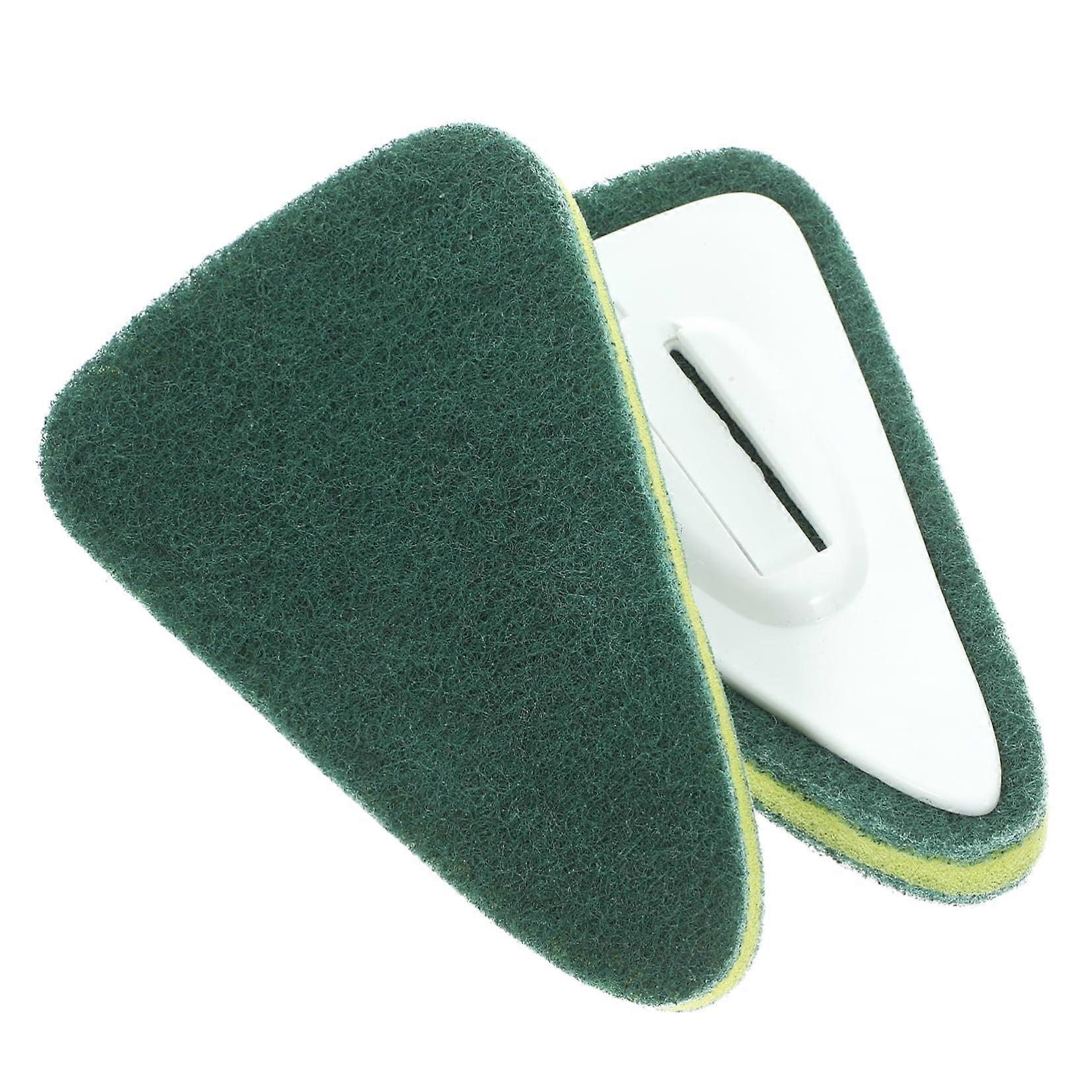 2pcs Floor Scrub Brush Replacement Heads for Deep Corner Tile Cleaning Kitchen Shower Garage