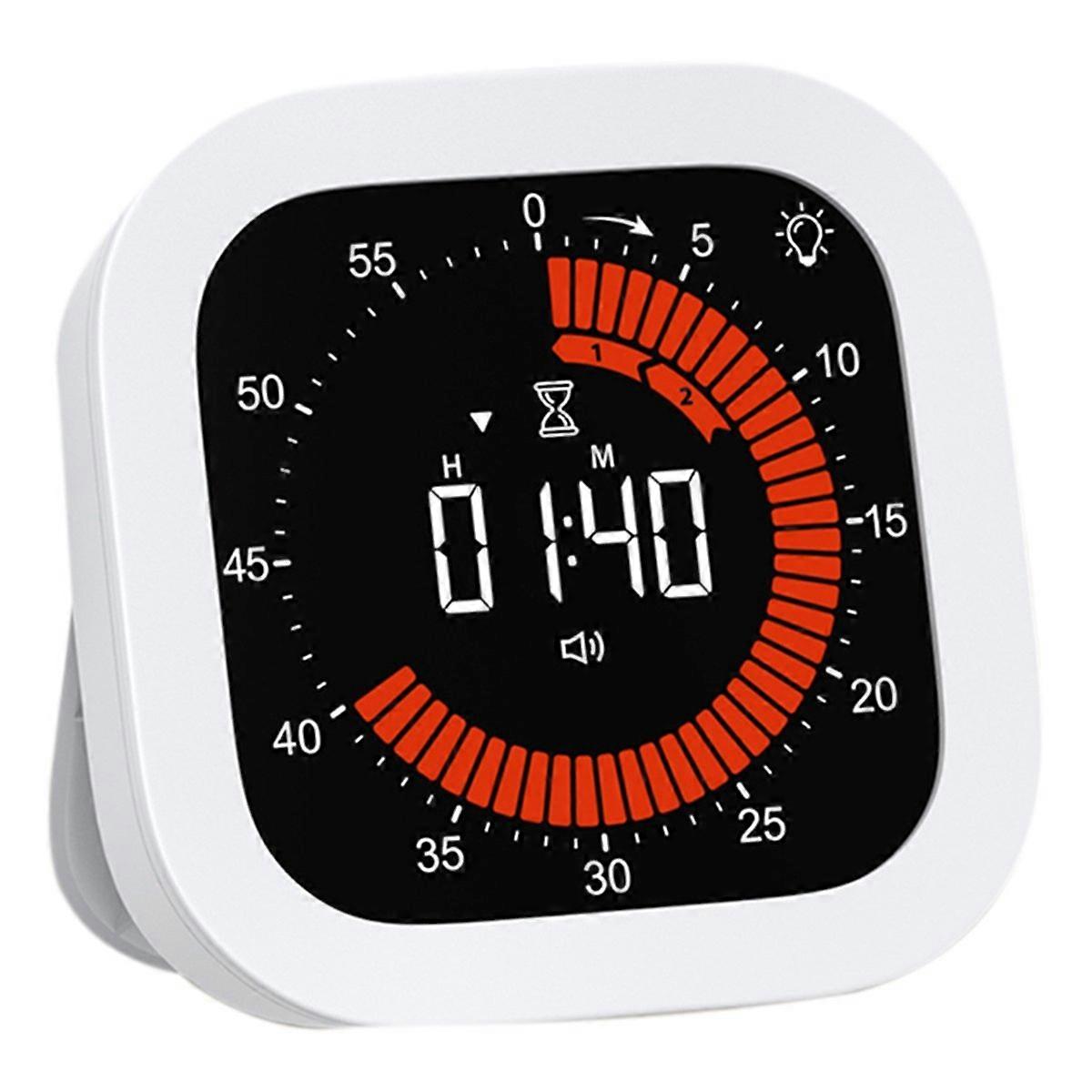 Upgraded Visual Timer Rechargeable Digital Countdown Kitchen Mechanical Cooking Timer Management Too