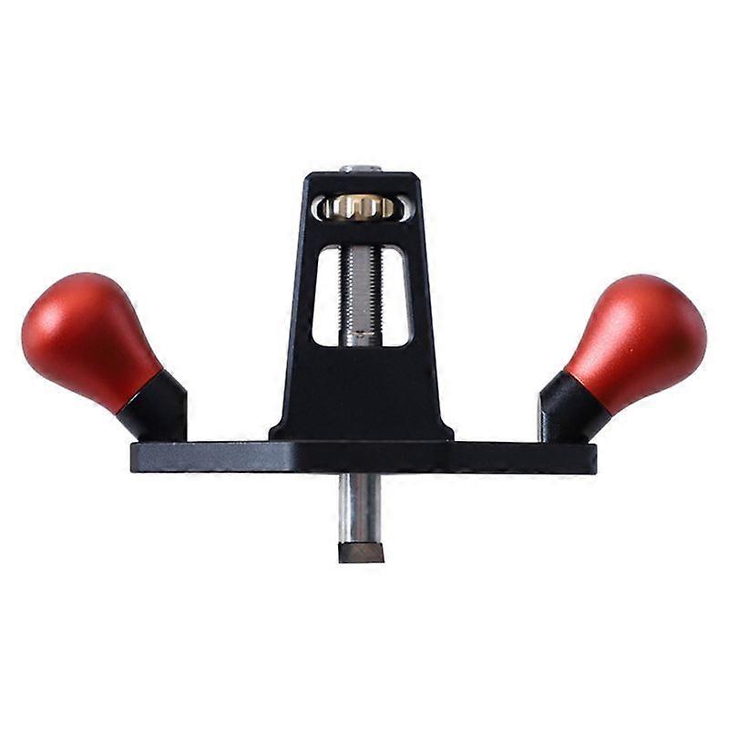Router Plane Handheld Woodworking Tool Router with Depth Stop Black